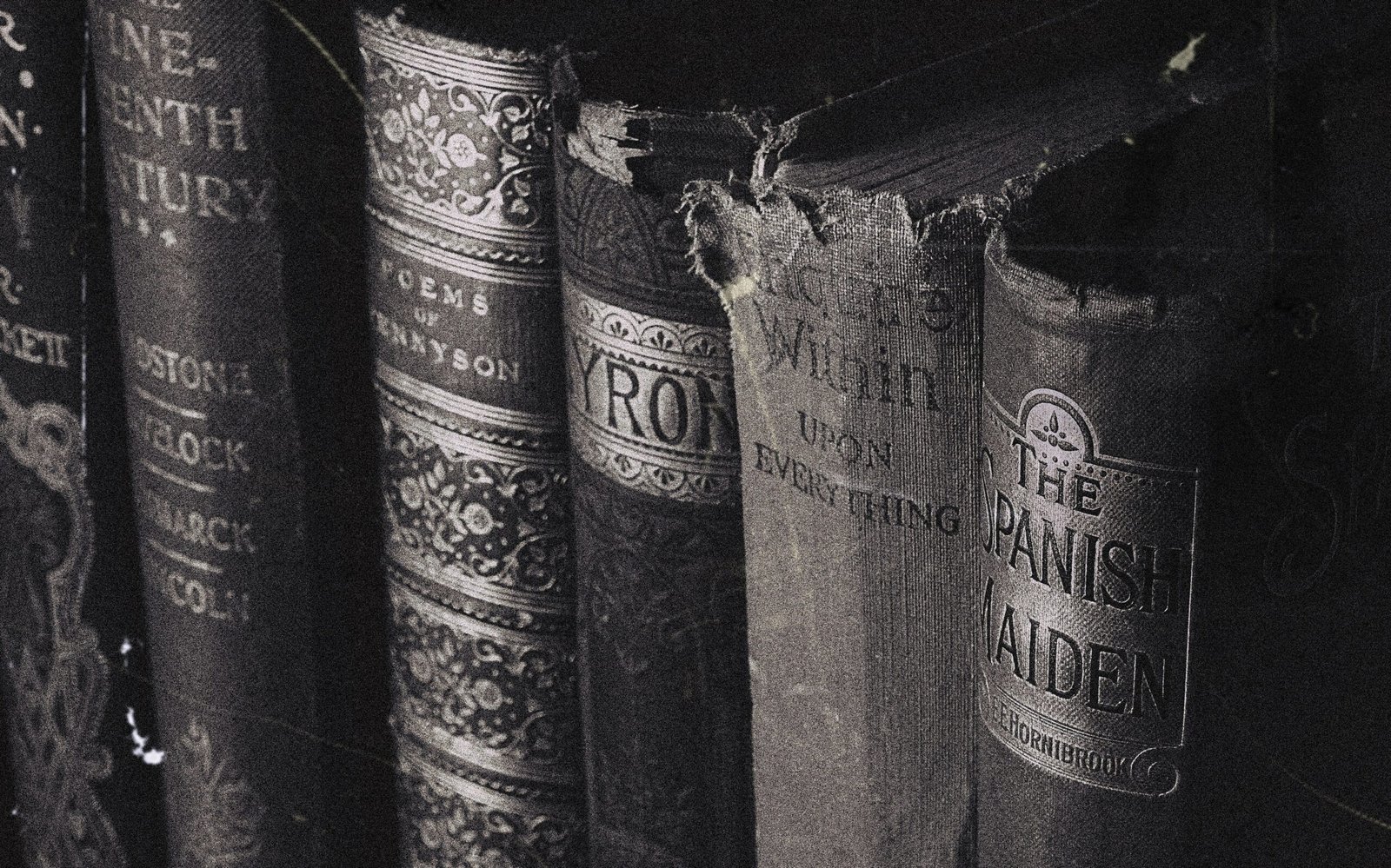 Worn books